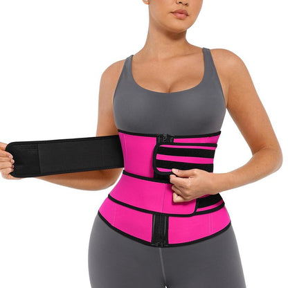 LOVERBEAUTY Women's Long Torso Neoprene Sauna Workout Waist Belt - Double Compression Zipper Corset for Ultimate Waist Trimming