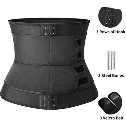 CATTIBOR Men Zipper Sauna Waist Trainer Cincher,Men Neoprene Workout Corset with Adjustable Hook & Eyes,Men & Women Trainer GYM Fitness Shapewear Sport Belt,Men Sportwear Polyster